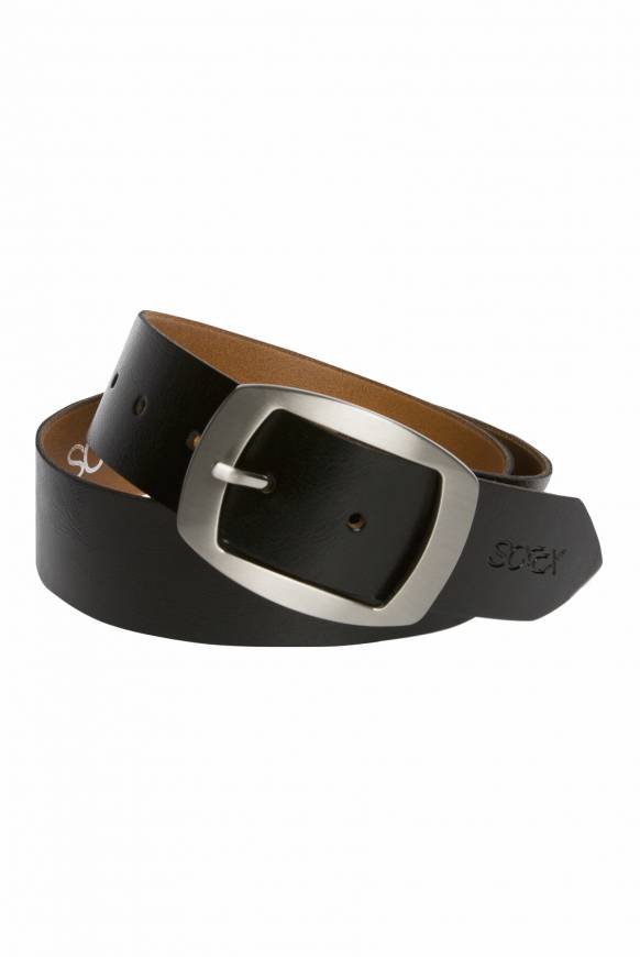 Soccx Gürtel Aus Leder Black