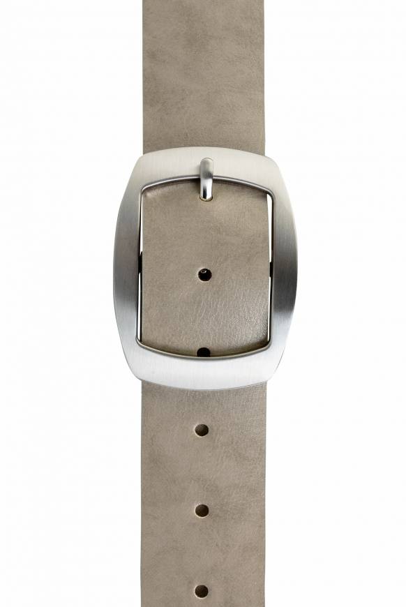 Soccx Gürtel Aus Leder Grey