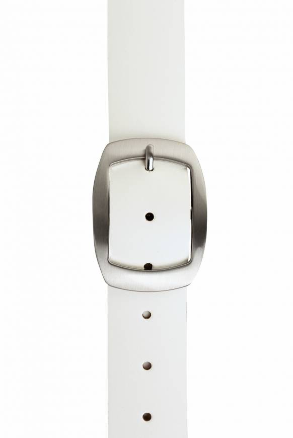 Soccx Gürtel Aus Leder White