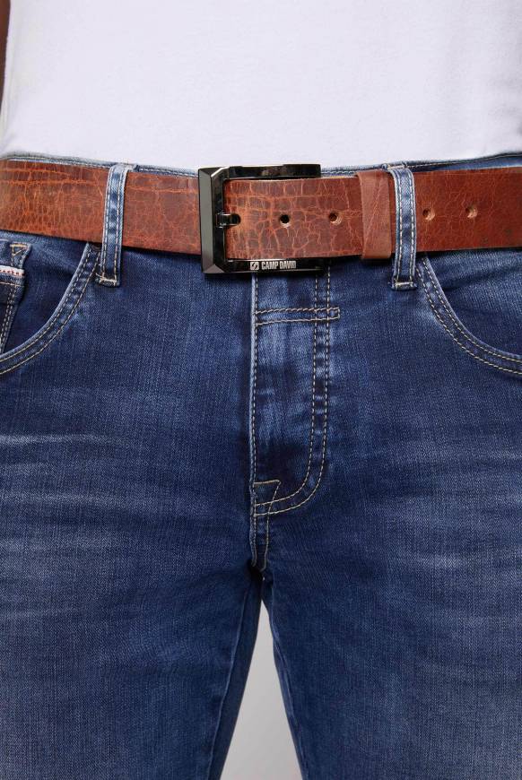 Soccx Gürtel Mit Dornschließe Brown