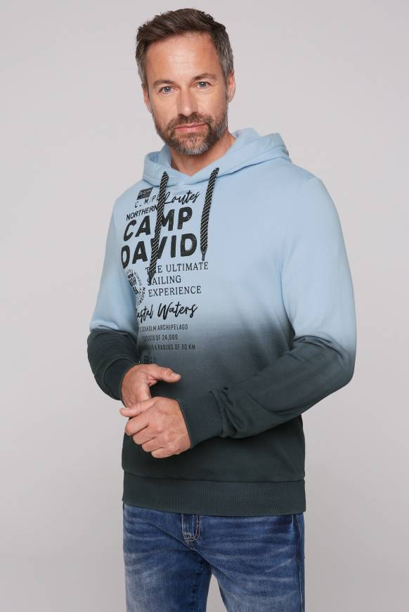 Soccx Hoodie Dip Dye mit Artworks black