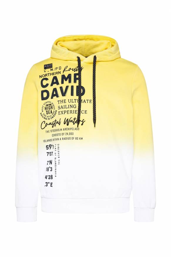 Soccx Hoodie Dip Dye Mit Artworks Light Lime