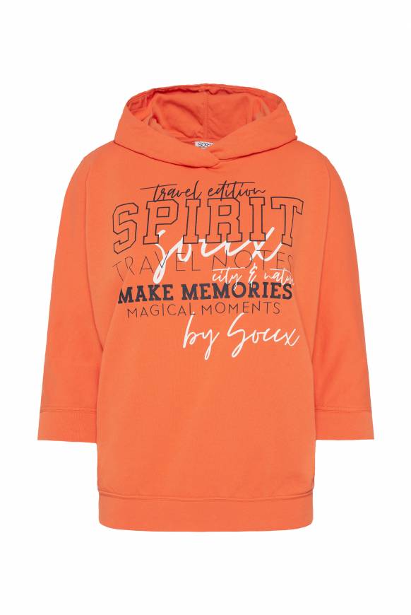 Soccx Hoodie Mit 3/4-Arm Und Print Happy Lobster