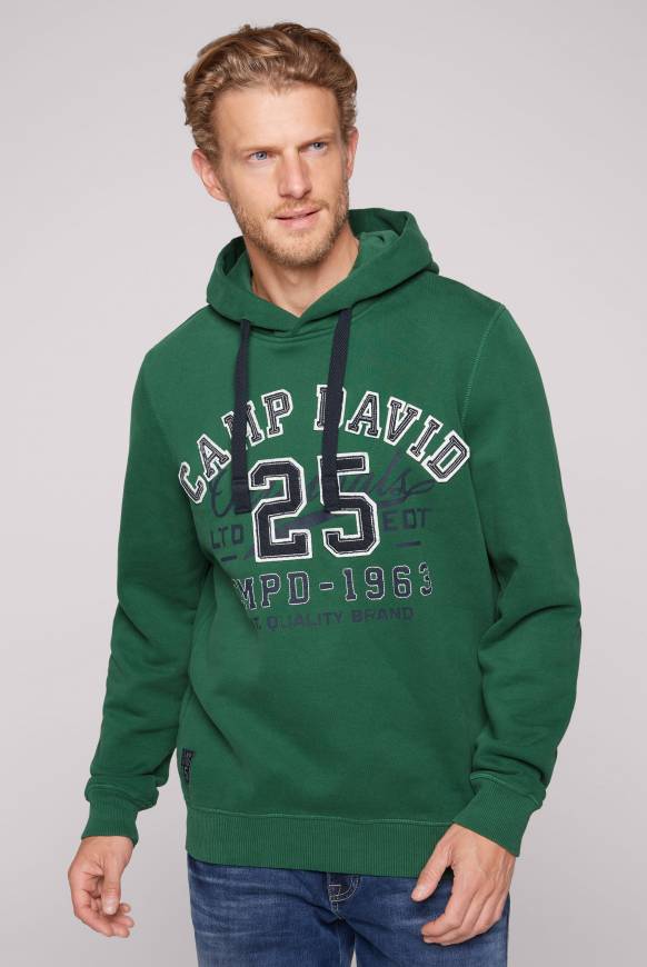 Soccx Hoodie mit Artwork im Retro-Style raw green