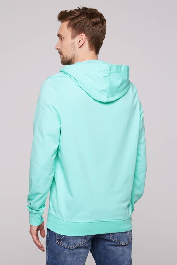Soccx Hoodie Mit Label Print Aqua Green