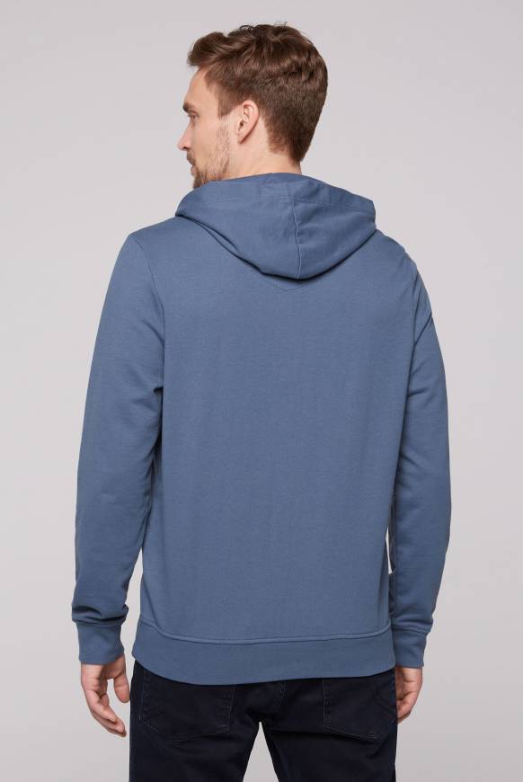 Soccx Hoodie Mit Label Print Blue Haze