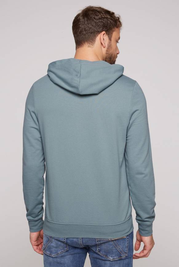 Soccx Hoodie Mit Label Print Grey Green
