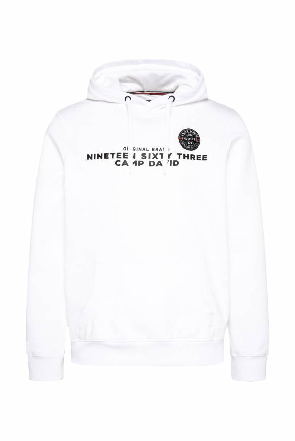 Soccx Hoodie Mit Rubber Print Opticwhite S