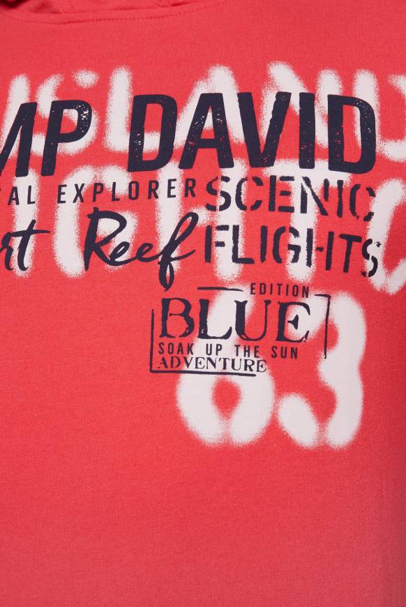 Soccx Hoodie Mit Spray-Effekt-Artwork Skipper Red