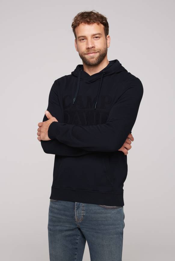 Soccx Hoodie mit tonigem Logo Artwork blue navy