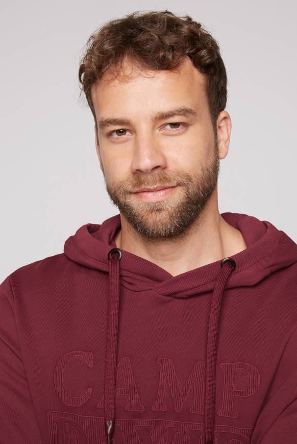 Soccx Hoodie Mit Tonigem Logo Artwork Burgundy