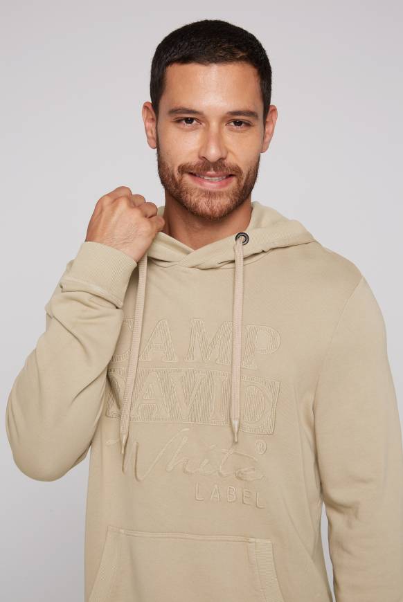 Soccx Hoodie Mit Tonigem Logo Artwork Tan