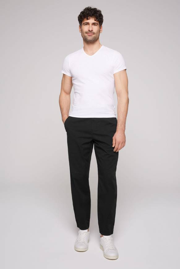 Soccx Hose Mit Gummizug-Details Black