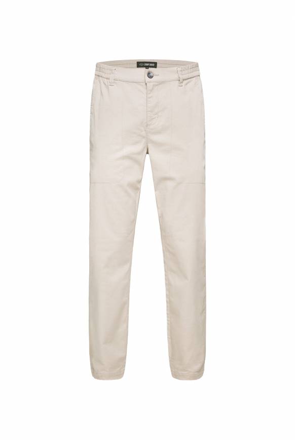 Soccx Hose Mit Gummizug-Details Cappuccino