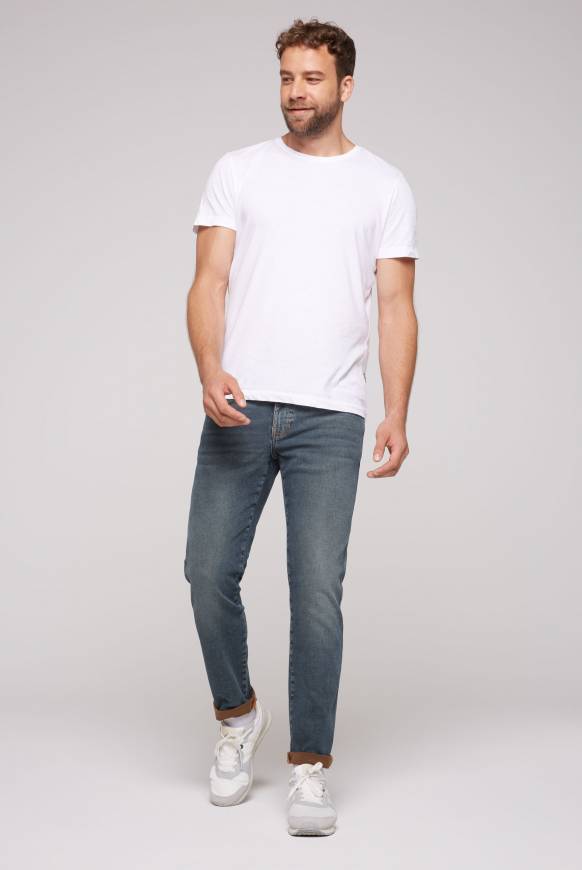 Soccx Jeans DA:VD Regular Fit Blue Brown