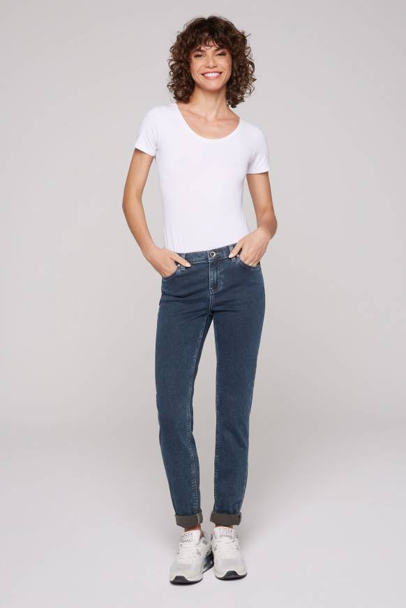 Soccx Jeans HE:DI Aus Jogg-Denim Blue Black Jogg