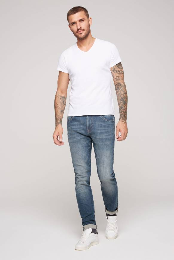 Soccx Jeans MA:X Regular Fit Denim Blue