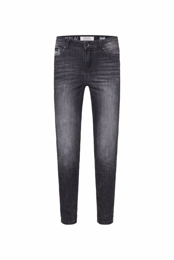 Soccx Jeans MI:RA Slim Fit Black Vintage