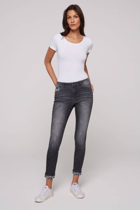 Soccx Jeans MI:RA Slim Fit Black Vintage