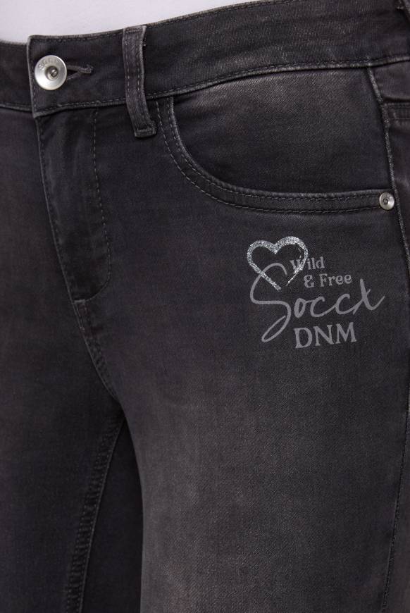 Soccx Jeans MI:RA Slim Fit Jogg Grey Printed