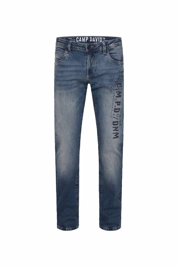 Soccx Jeans NI:CO Regular Fit Dark Blue Printed