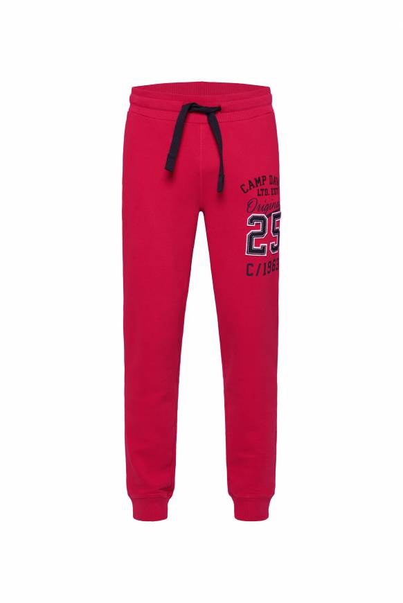 Soccx Jogginghose Mit Retro-Artwork Royal Red