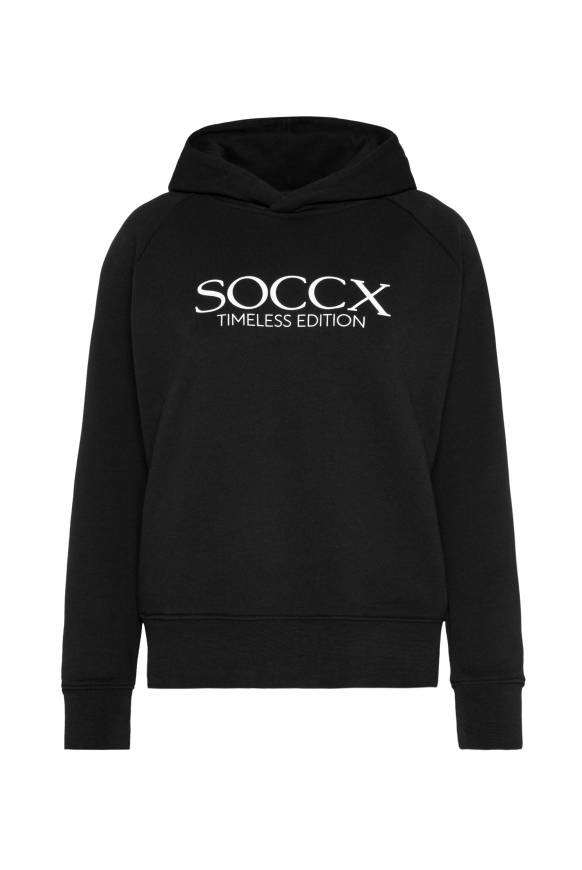 Soccx Kapuzensweatshirt Mit Logo Print Black