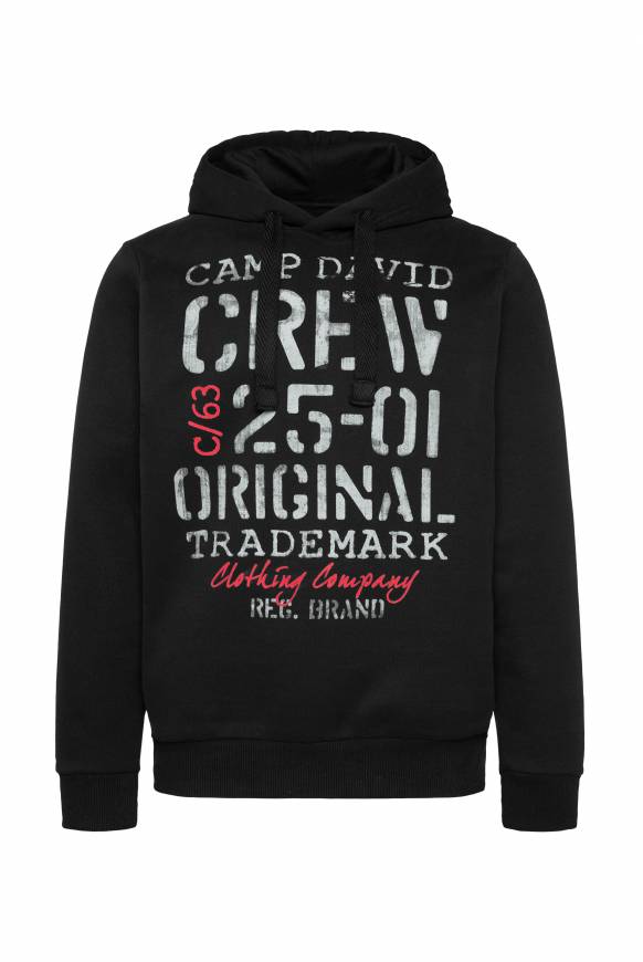 Soccx Kapuzensweatshirt Mit Used Print Black