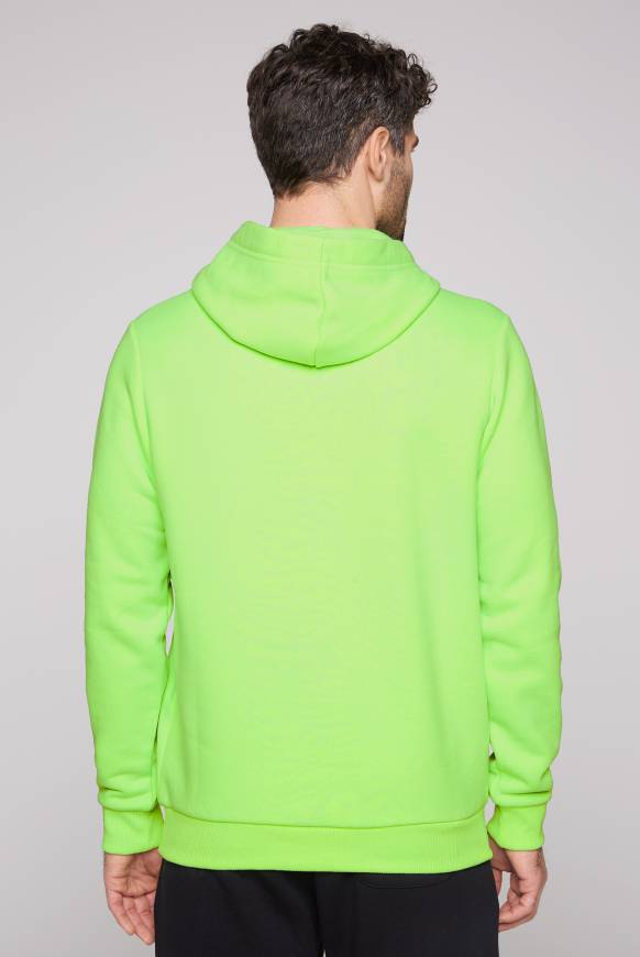 Soccx Kapuzensweatshirt Mit Used Print Neon Green