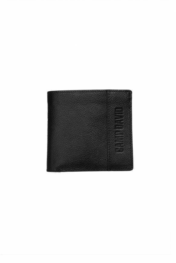 Soccx Klapp-Geldbörse Mit Logo-Prägung Black