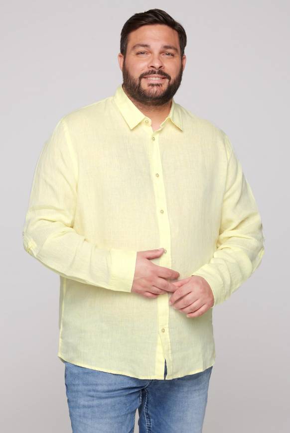 Soccx Langärmeliges Leinenhemd Sun