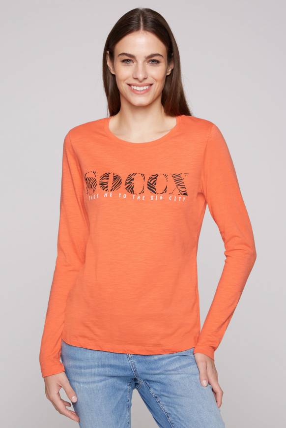 Soccx Langarmshirt mit Logo Print happy lobster