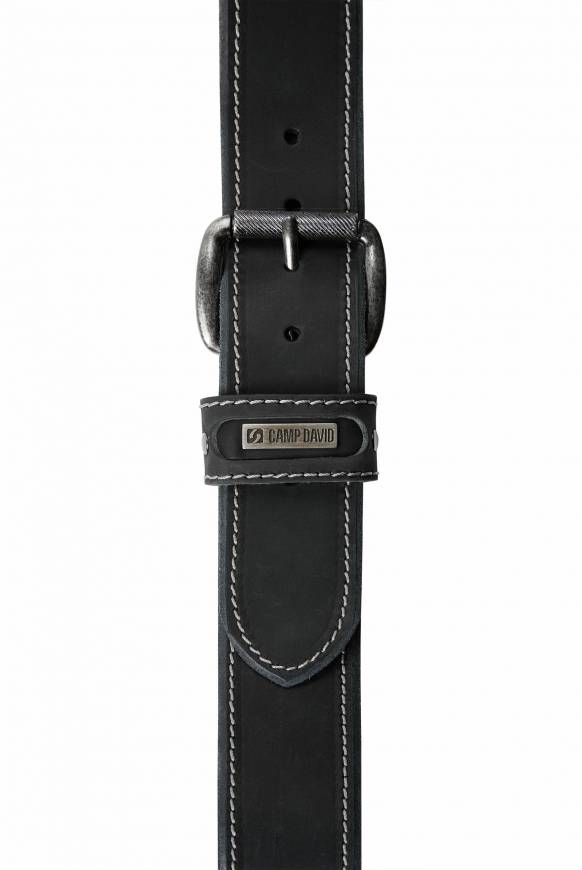 Soccx Ledergürtel Black