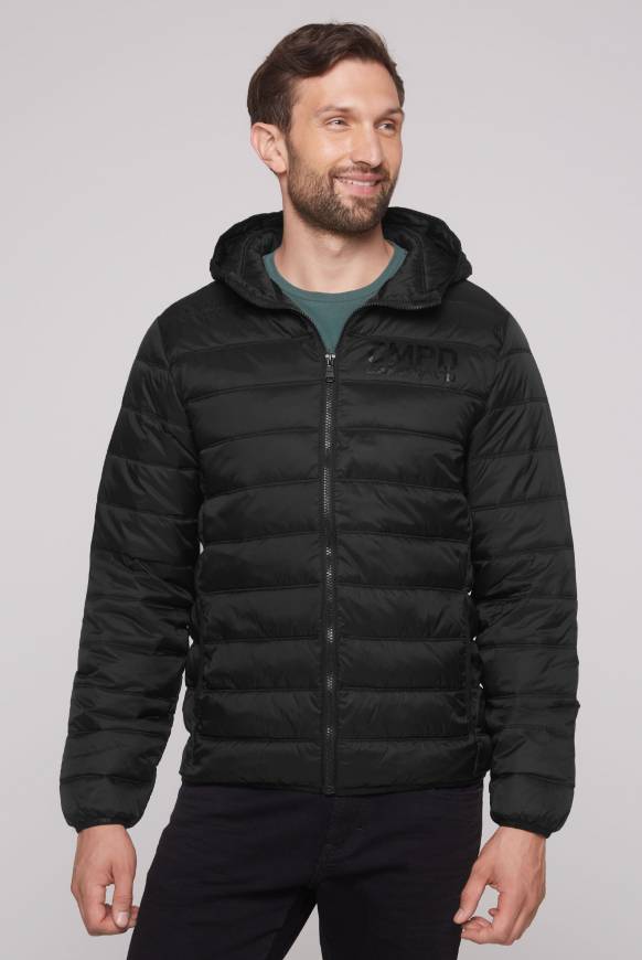Soccx Leichte Steppjacke mit Kapuze black