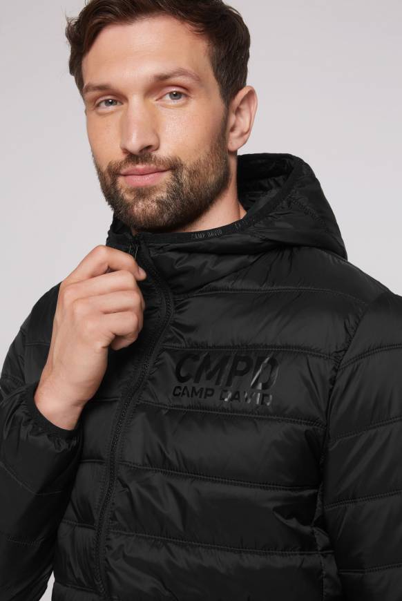 Soccx Leichte Steppjacke Mit Kapuze Black
