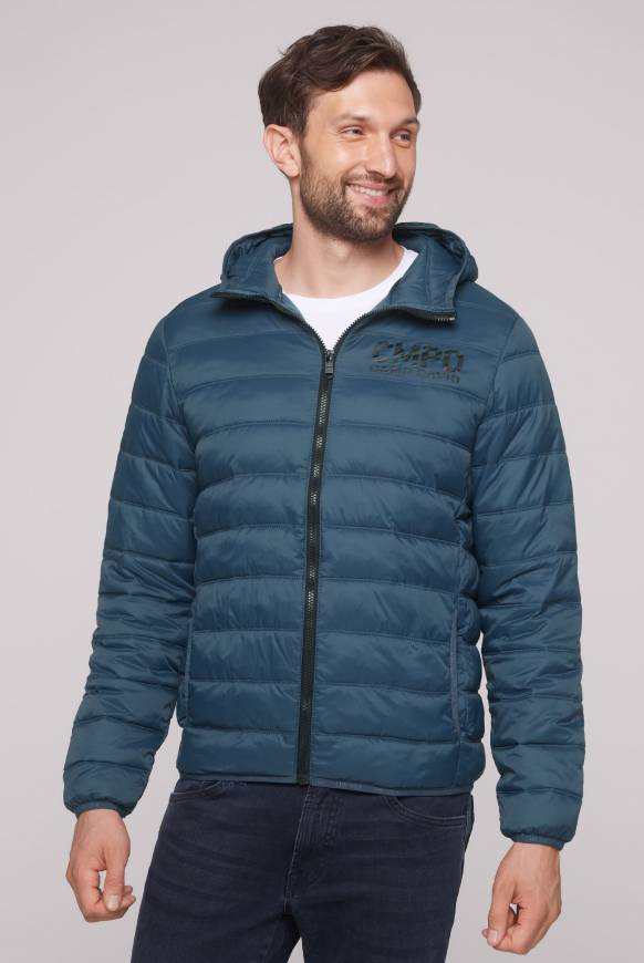Soccx Leichte Steppjacke mit Kapuze blue haze