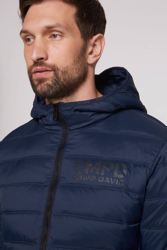 Soccx Leichte Steppjacke Mit Kapuze Blue Navy