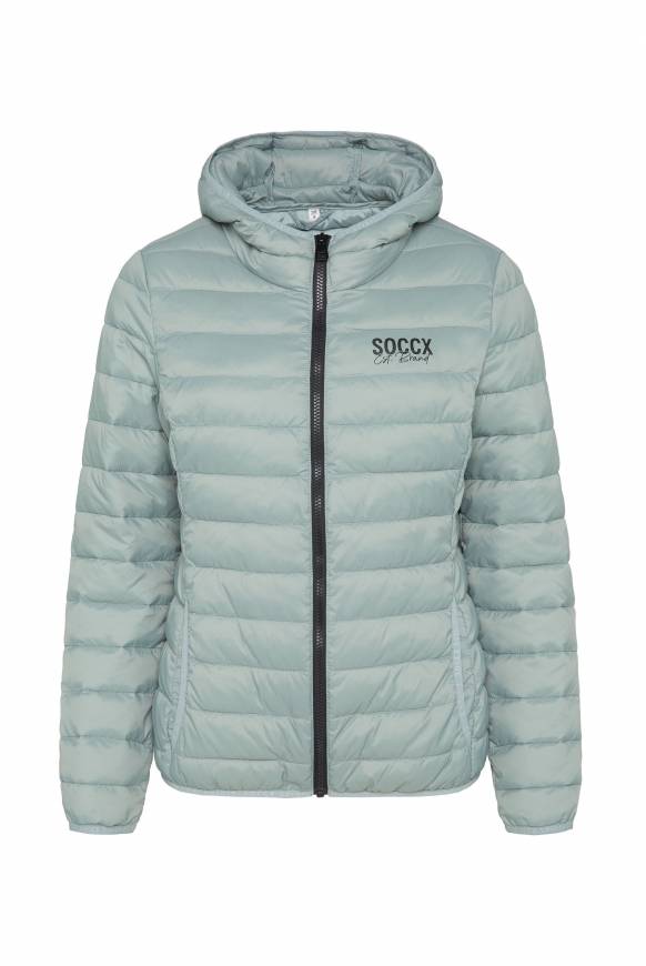 Soccx Leichte Steppjacke Mit Kapuze Frosted Lake