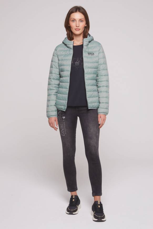 Soccx Leichte Steppjacke Mit Kapuze Frosted Lake