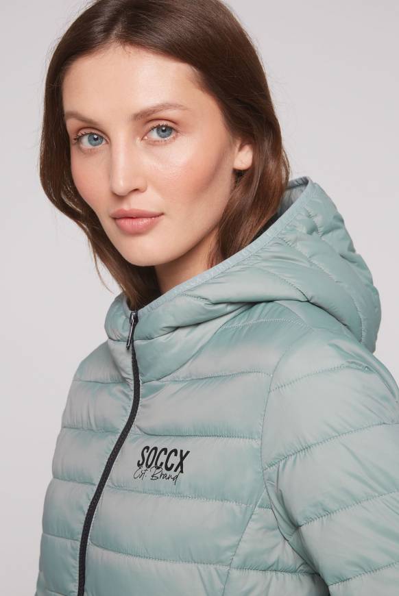 Soccx Leichte Steppjacke Mit Kapuze Frosted Lake