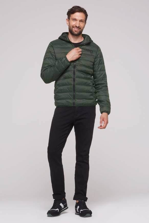 Soccx Leichte Steppjacke Mit Kapuze Khale Green