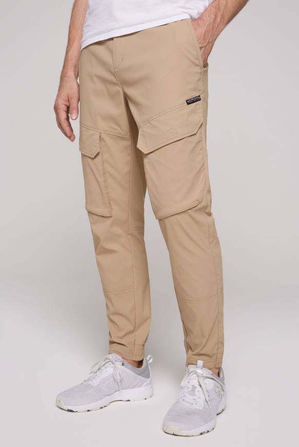 Soccx Outdoorhose im Cargo-Stil peanut