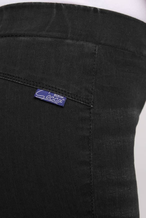 Soccx PI:A Jeggings Mit Used-Waschung Black Used