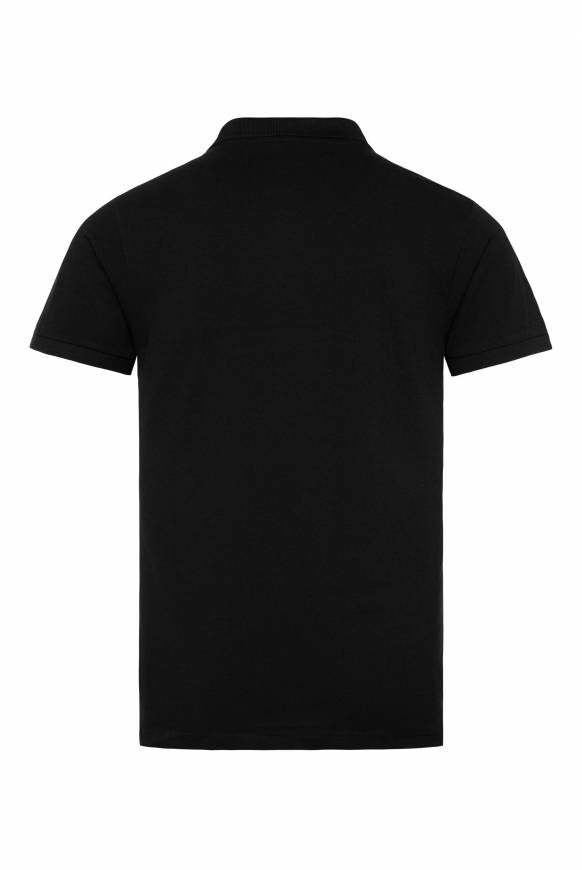 Soccx Pikee-Polo Mit Logo Print Black M