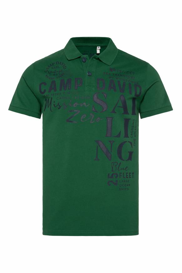 Soccx Pikee-Poloshirt Mit Sailing Print Raw Green