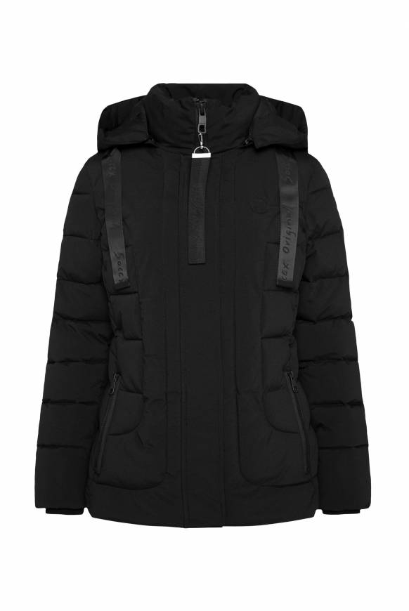 Soccx Puffer-Jacke Mit Abtrennbarer Kapuze Black