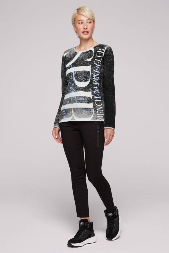Soccx Pullover Mit Acid Prints Black