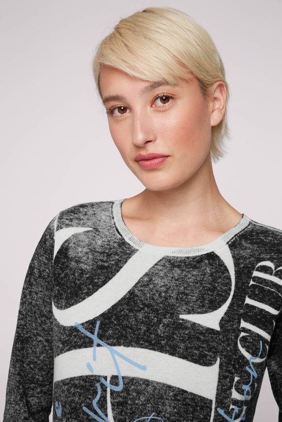 Soccx Pullover Mit Acid Prints Black