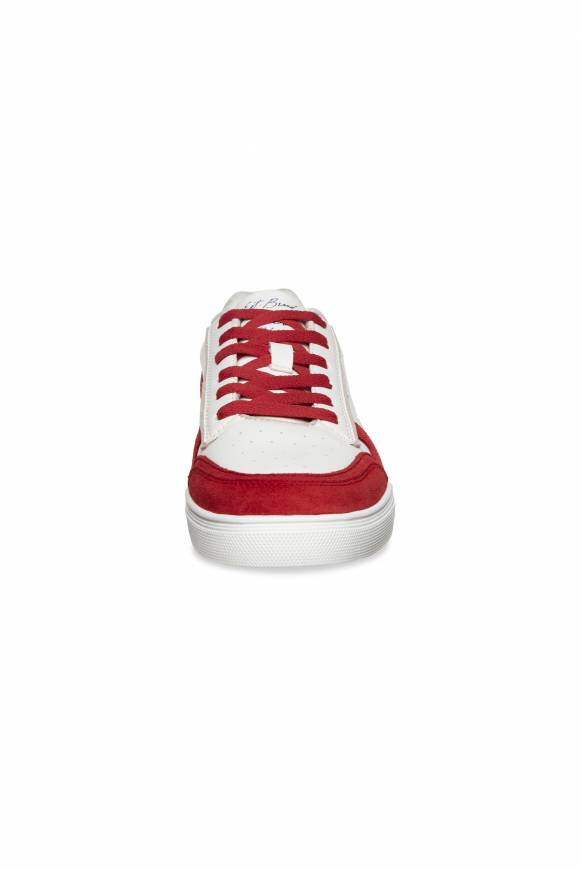 Soccx Retro Sneaker Clear Red/white