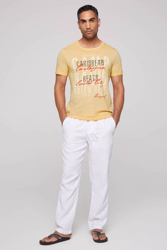 Soccx Rundhalsshirt Mit Wording Print Warm Sun